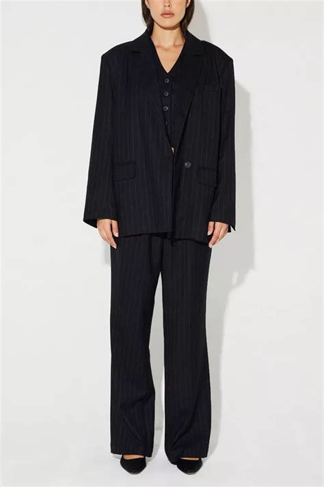 pinstripe blazer oversized|neuw pinstripe blazer size guide.